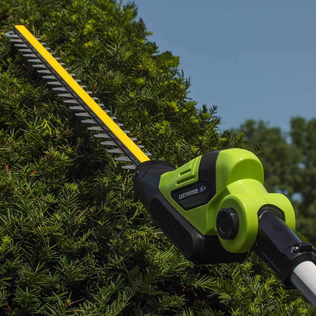 Earthwise Cordless Pole Hedge Trimmer